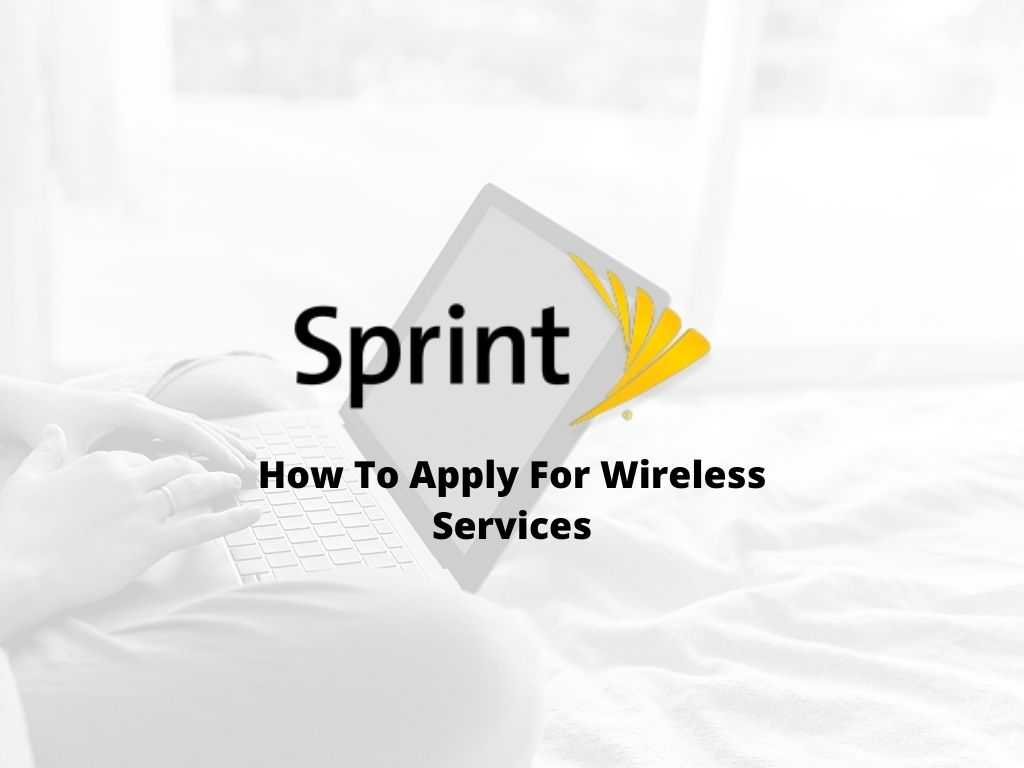 apply for sprint wireless services