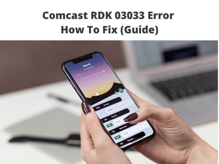 Comcast RDK 03033 Error - how to fix guide