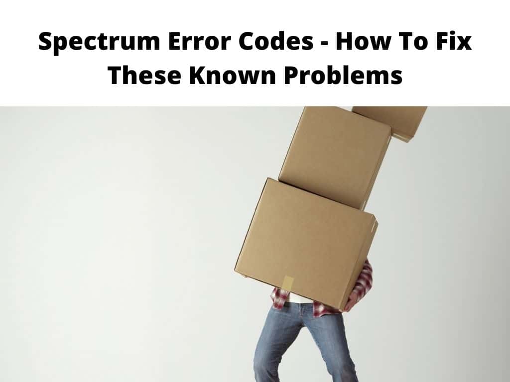 Spectrum Error Codes - how to fix these known problems
