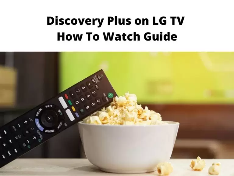 Discovery Plus on LG TV