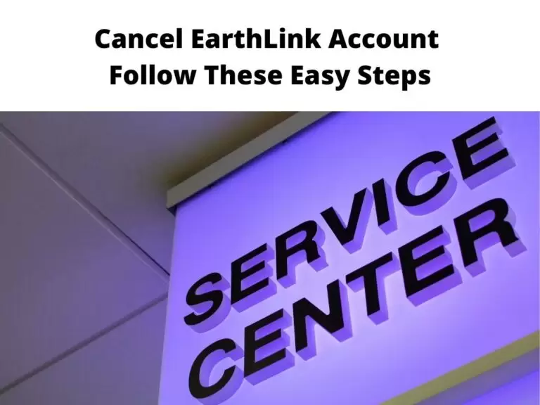Cancel EarthLink Account
