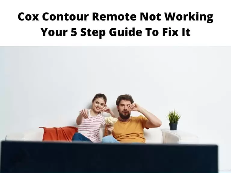 Cox Contour Remote Not Working