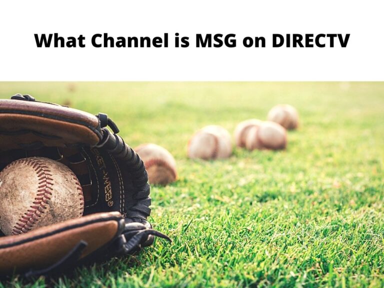 What Channel is MSG on DIRECTV