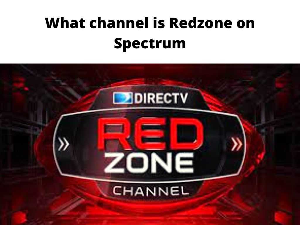 What channel is Redzone on Spectrum