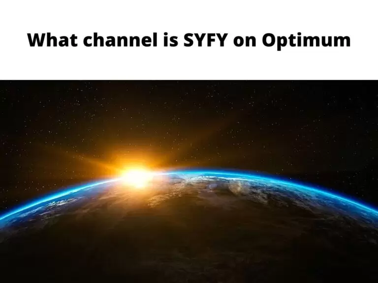 What channel is SYFY on Optimum