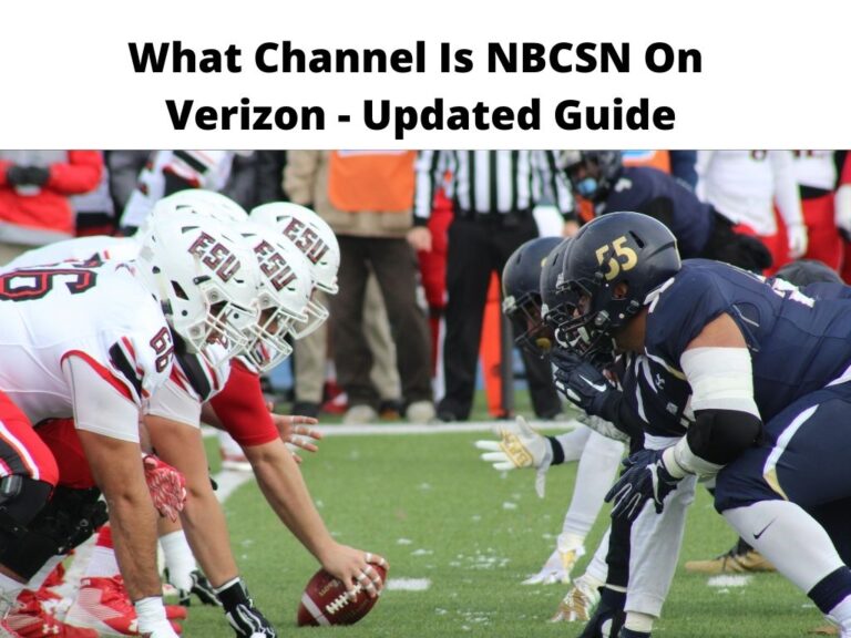 What Channel Is NBCSN On Verizon