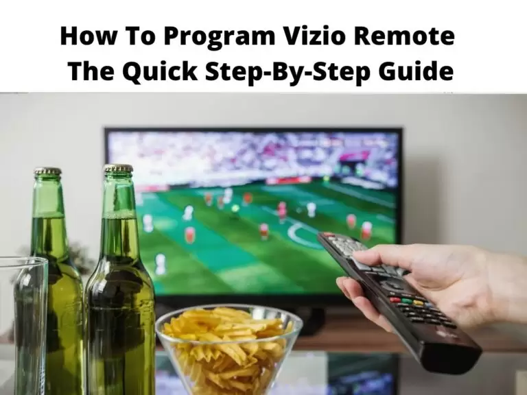 How To Program Vizio Remote
