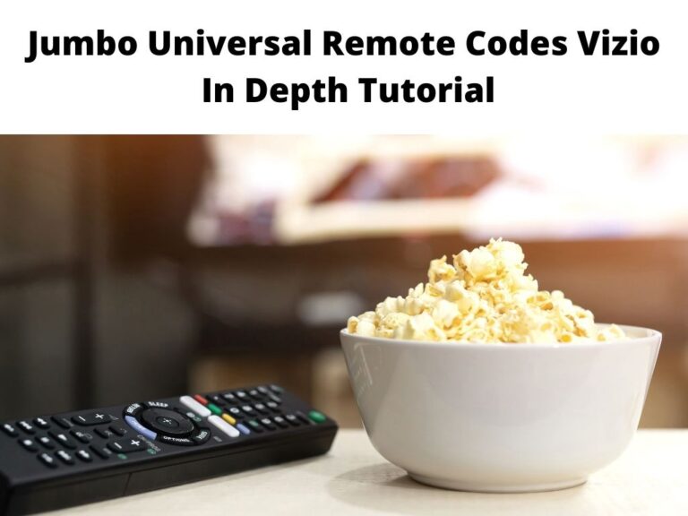 Jumbo Universal Remote Codes Vizio In Depth Tutorial