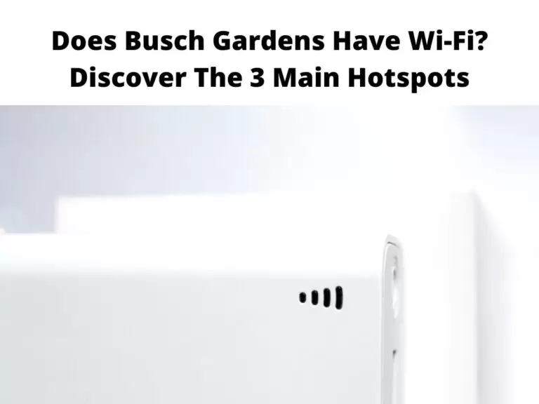 Does Busch Gardens Have Wi-Fi