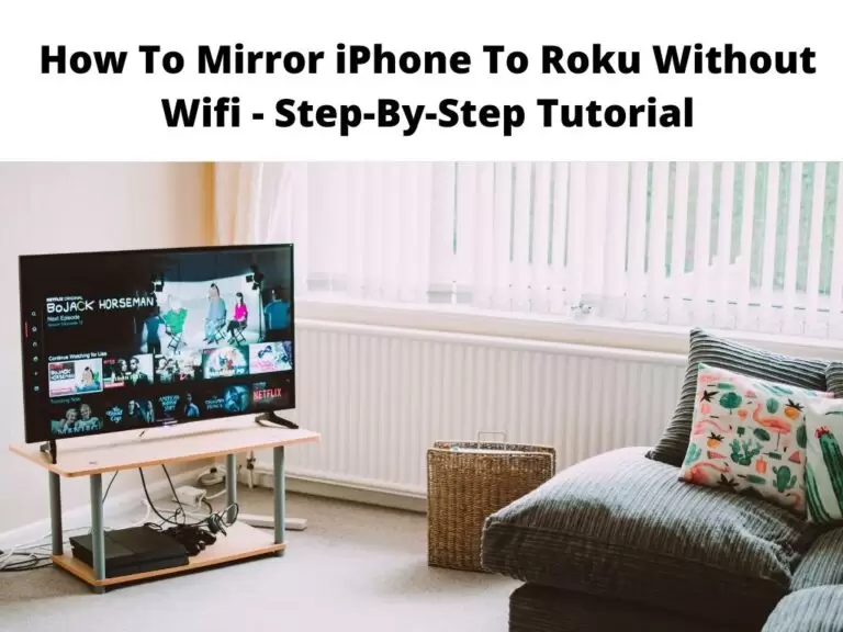 How To Mirror iPhone To Roku Without Wifi