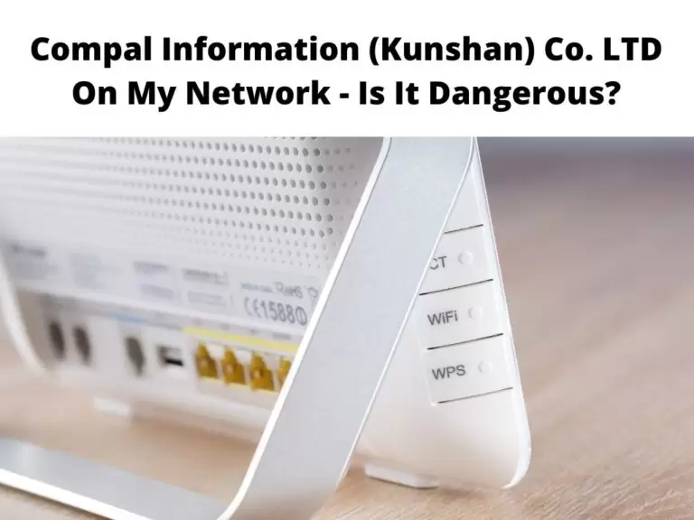 Compal Information (Kunshan) Co. LTD On My Network