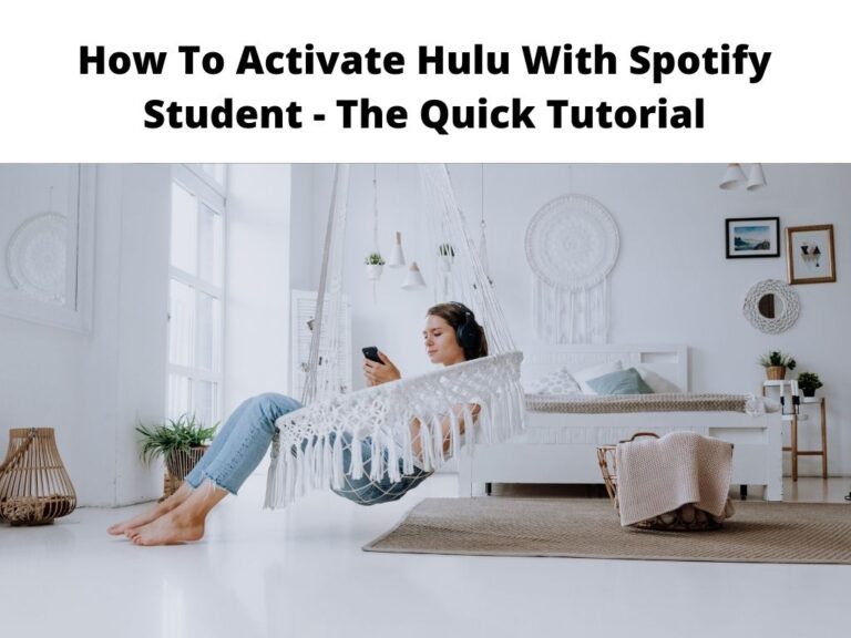 How To Activate Hulu With Spotify Student