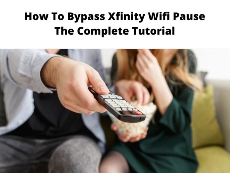How To Bypass Xfinity Wifi Pause