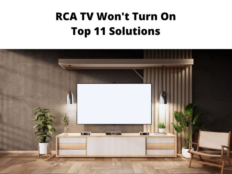 RCA TV Won't Turn On