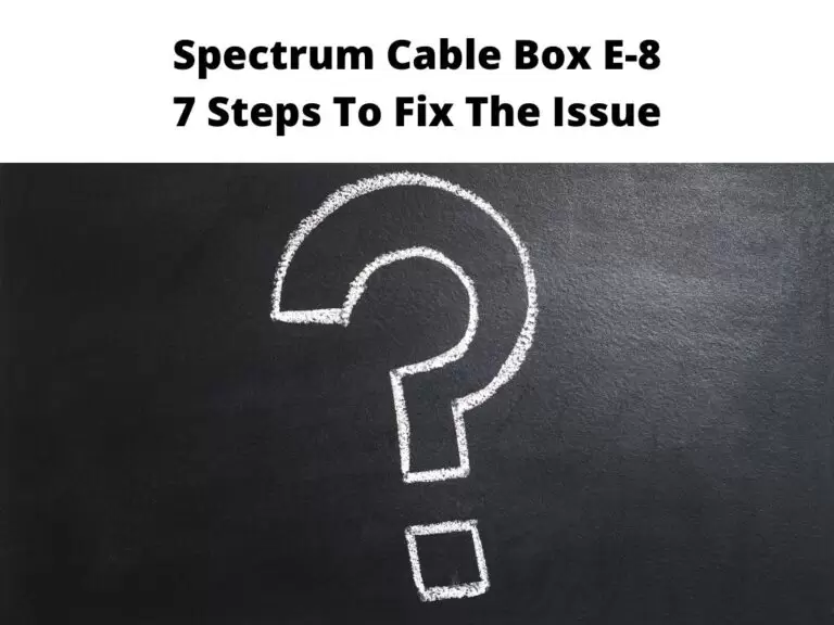 Spectrum Cable Box E-8