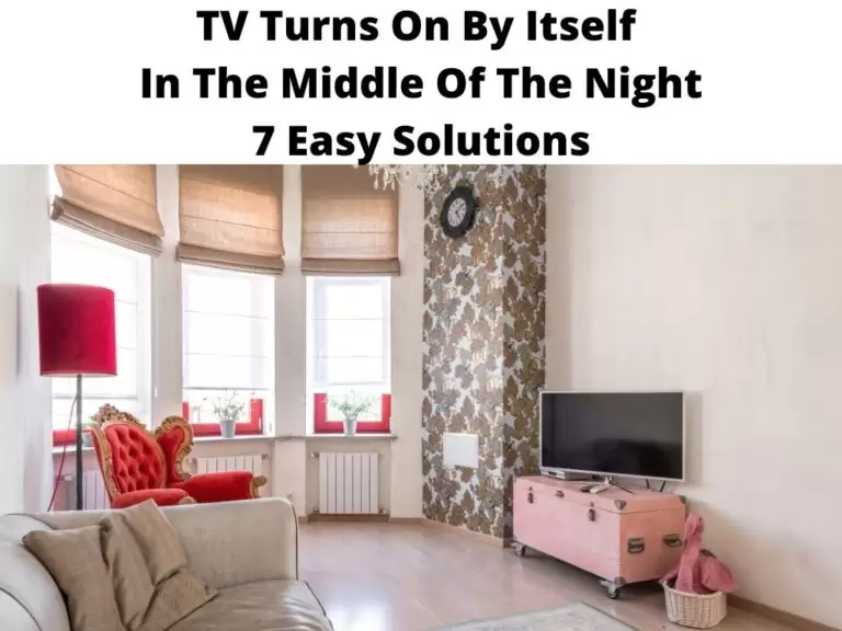 TV Turns On By Itself In The Middle Of The Night