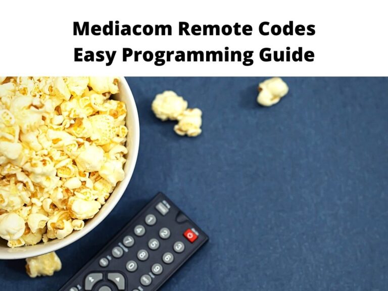 Mediacom Remote Codes