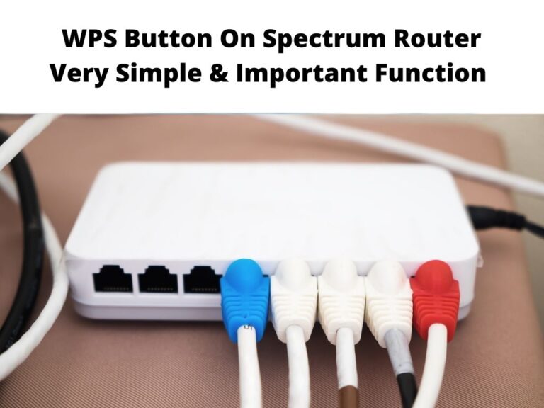 WPS Button On Spectrum Router