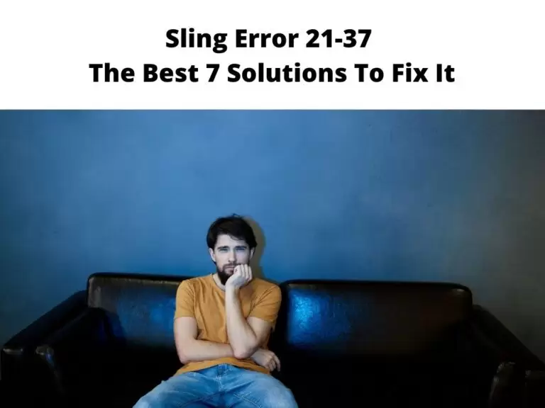 Sling Error 21-37