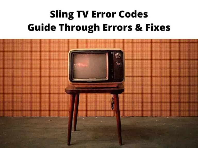 Sling TV Error Codes