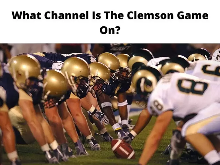 What Channel Is The Clemson Game On