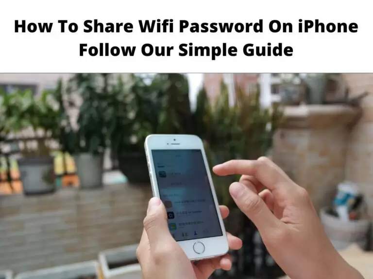 How To Share Wifi Password On iPhone