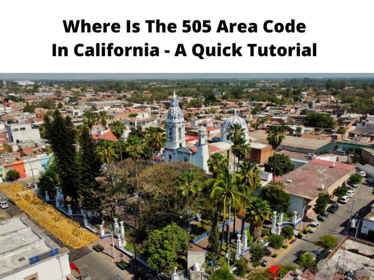 Where Is The 505 Area Code In California