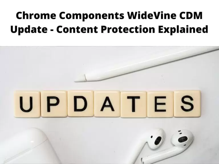 Chrome Components WideVine CDM Update