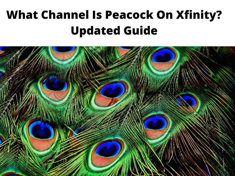 What Channel Is Peacock On Xfinity
