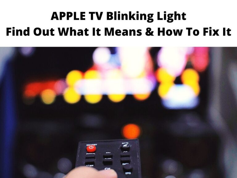 APPLE TV Blinking Light