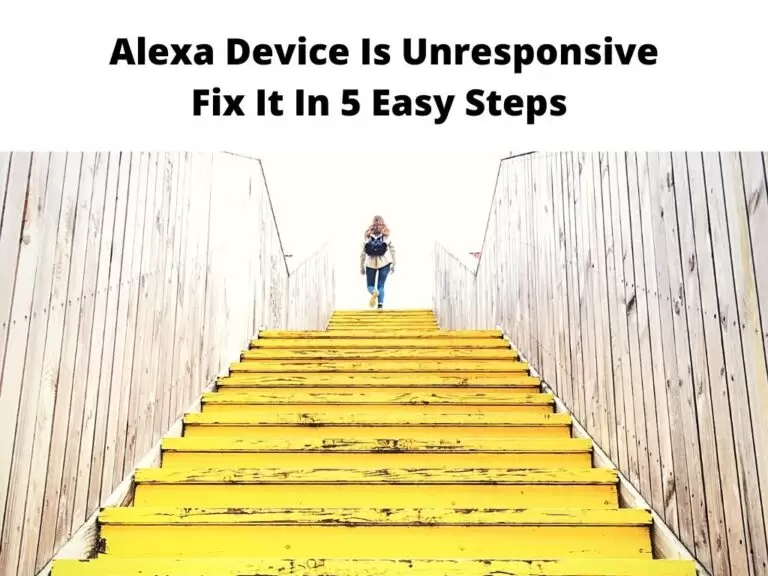 Alexa Device Is Unresponsive