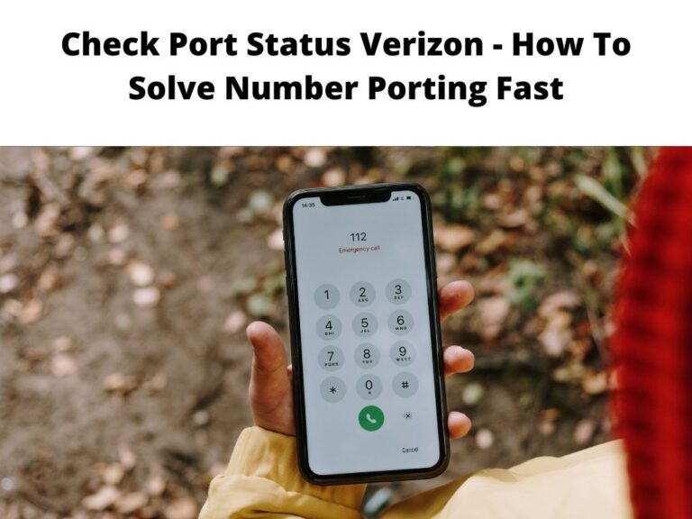 Check Port Status Verizon