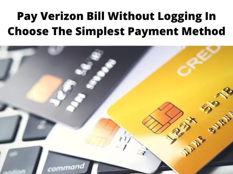 Pay Verizon Bill Without Logging In