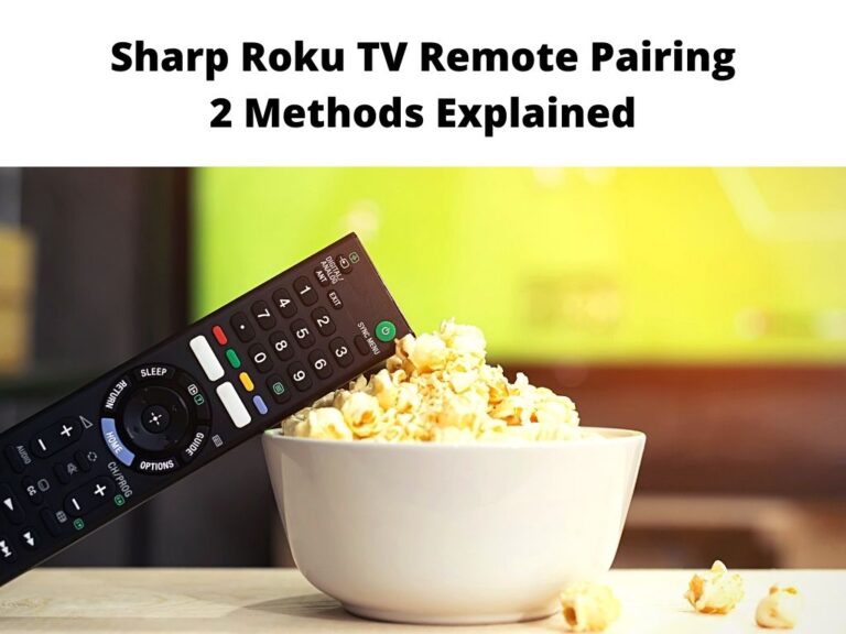 Sharp Roku TV Remote Pairing
