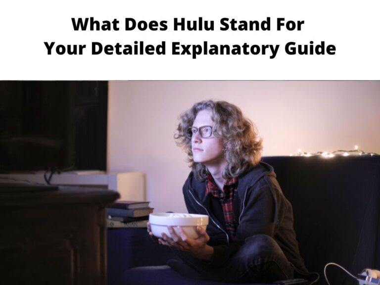 What Does Hulu Stand For