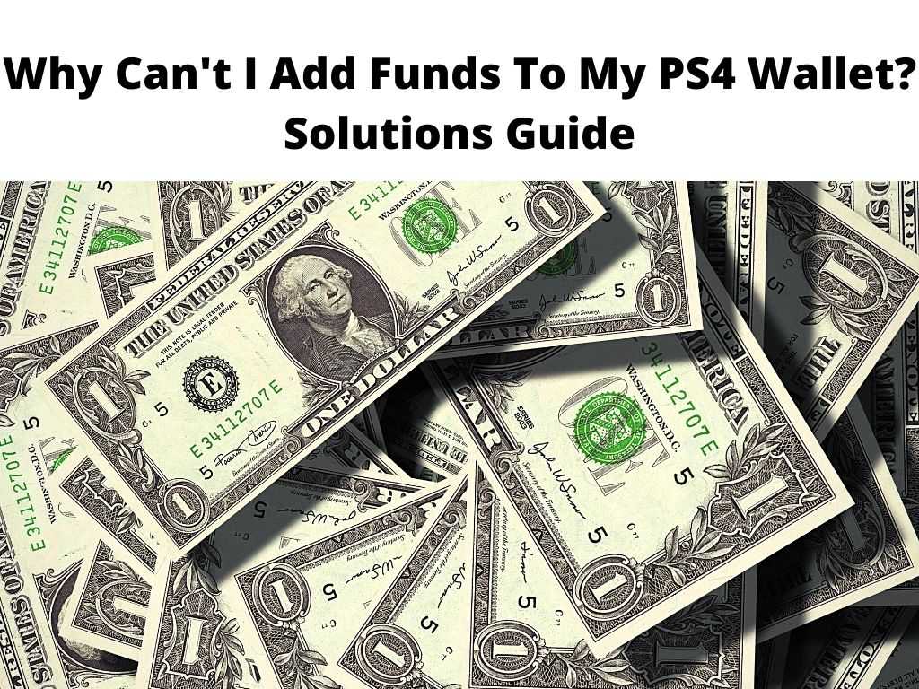 why is it telling me to add funds in my card ps4