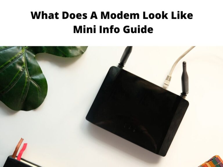 What Does A Modem Look Like