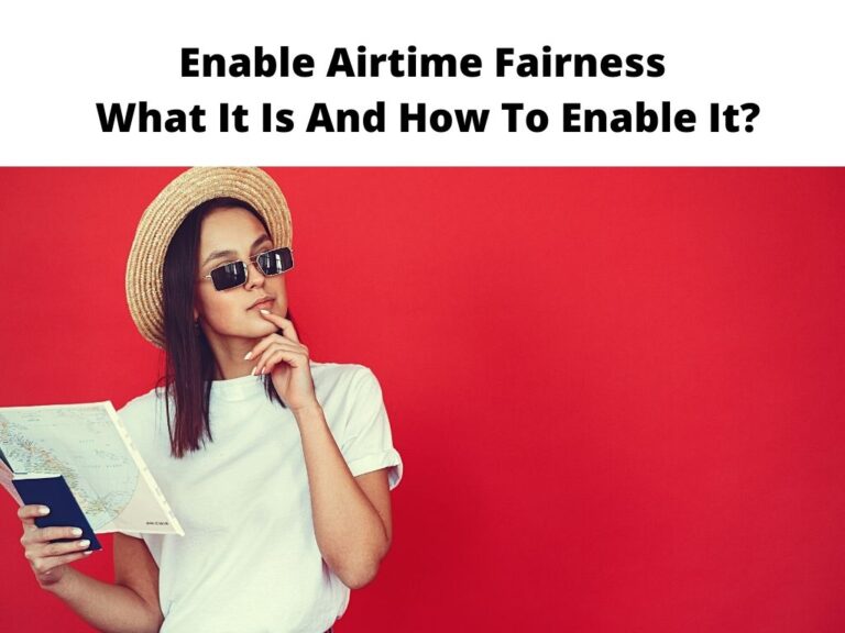 Enable Airtime Fairness