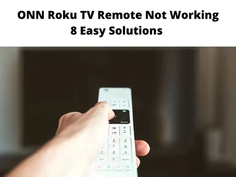 ONN Roku TV Remote Not Working (1)