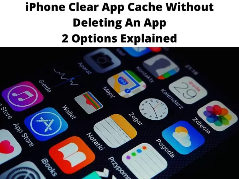 iPhone Clear App Cache Without Deleting An App