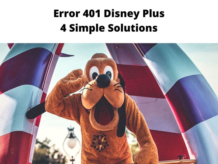 Error 401 Disney Plus