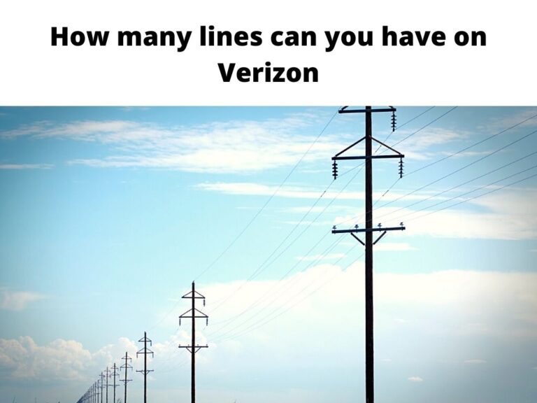 How many lines can you have on Verizon