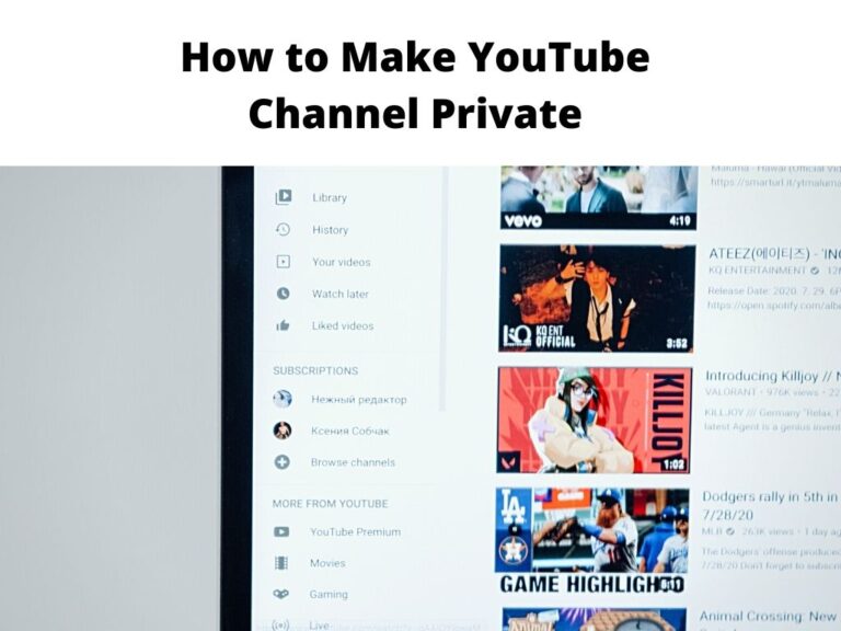 How to Make YouTube Channel Private