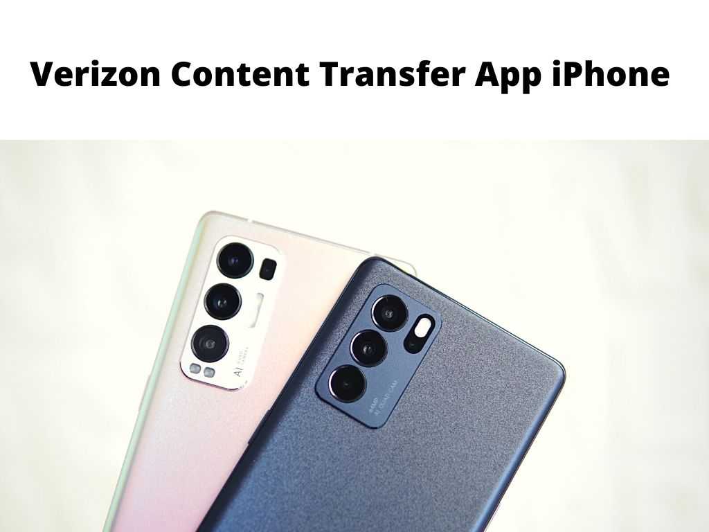 Verizon Content Transfer App iPhone