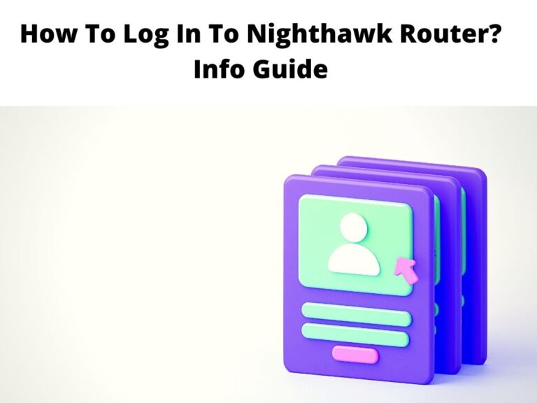 How To Log In To Nighthawk Router
