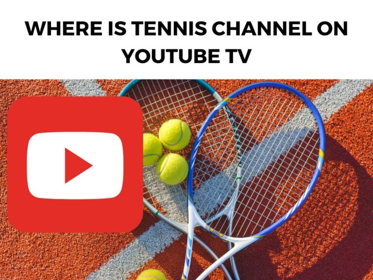 Where is Tennis Channel on Youtube TV