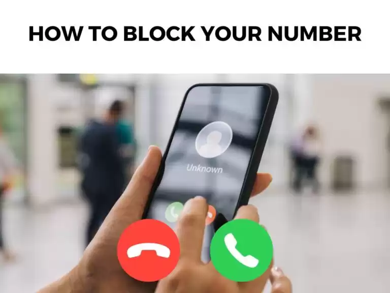 how to block your number