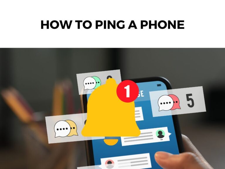 how to ping a phone