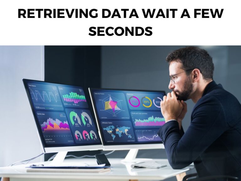 retrieving data. wait a few seconds and try to cut or copy again.