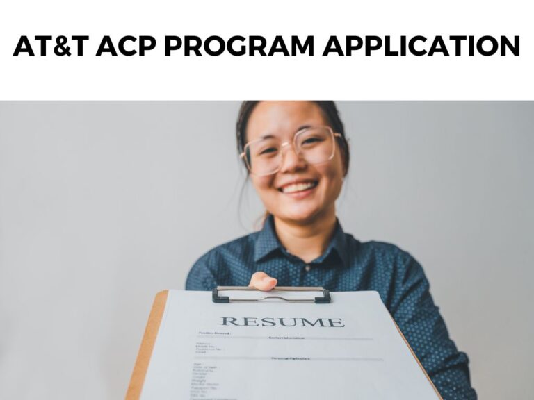 AT&T ACP Program Application